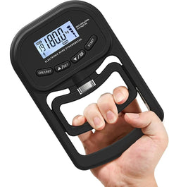 Hand Dynamometer Grip Strength Trainer - Electronic Hand Grip Strength Tester Grip Strengthener Hand Exerciser Meter Digital Hand Grip Training Gauge 396lbs / 180kg for Sport Home School Use